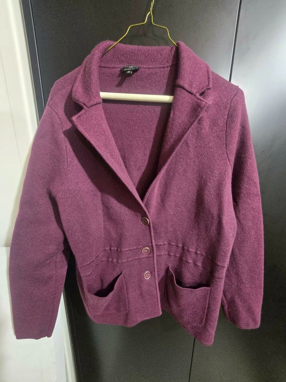 Talbots Pure Merino Wool Cardigan Blazer Size 2X